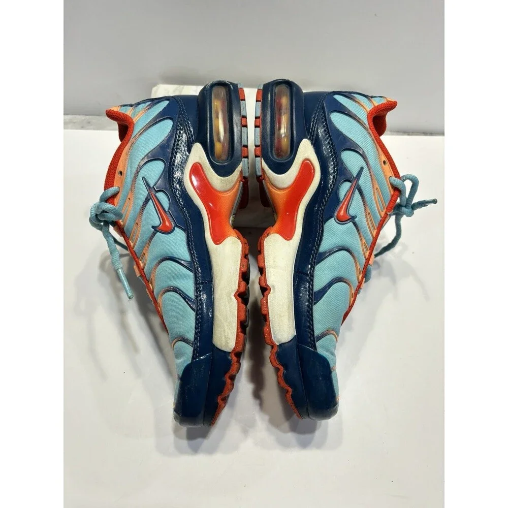 Nike Air Max Plus GS SWOOSH CHAIN Blue Orange White CQ4816 400 GS Sz 5.0Y